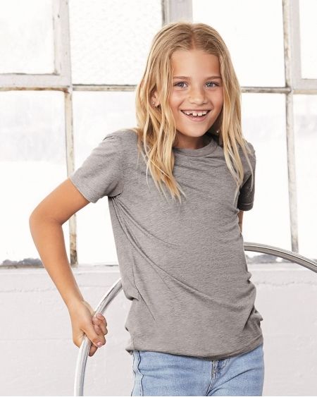 BELLA + CANVAS-Youth Triblend Tee-3413Y